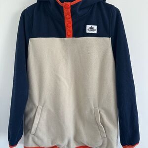 Navy and Cream Women's Fleece